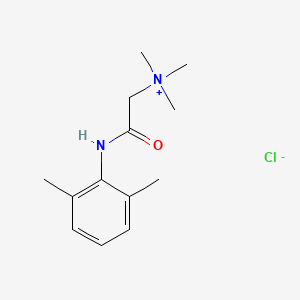 molecular formula C13H21ClN2O B1662575 利多卡因N-甲基盐酸盐 CAS No. 5369-00-6