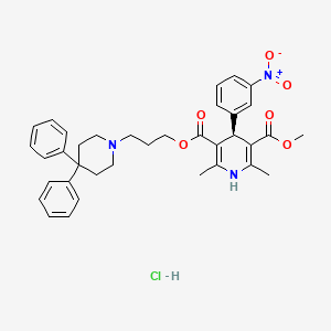 B1662579 Niguldipine hydrochloride CAS No. 113145-69-0