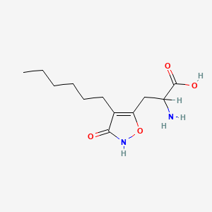 molecular formula C12H20N2O4 B1662583 Hexylhibo CAS No. 334887-43-3