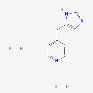 molecular formula C9H11Br2N3 B1662599 Immethridine dihydrobromide CAS No. 699020-93-4