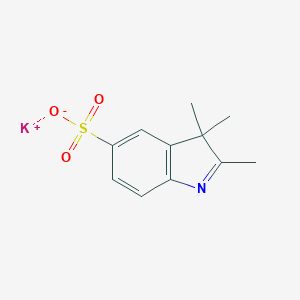 molecular formula C11H12KNO3S B016626 Potassium 2,3,3-trimethyl-3H-indole-5-sulfonate CAS No. 184351-56-2