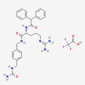 molecular formula C29H35N7O3.2CF3CO2H B1662605 Bibo 3304 trifluoroacetate CAS No. 191868-14-1