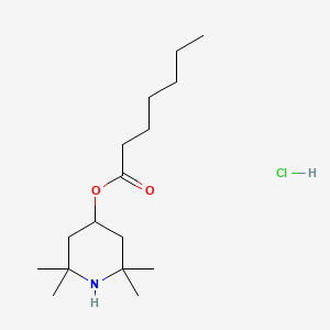 molecular formula C16H32ClNO2 B1662606 (2,2,6,6-tetramethylpiperidin-4-yl) heptanoate;hydrochloride CAS No. 849461-91-2