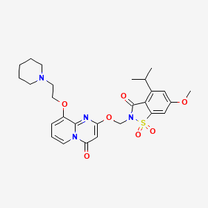molecular formula C27H32N4O7S B1662610 SSR69071 CAS No. 344930-95-6