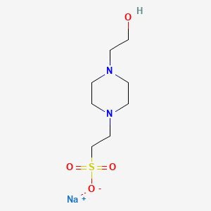 molecular formula C8H18N2NaO4S B1662613 HEPES sodium CAS No. 75277-39-3