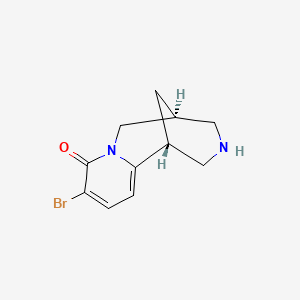 molecular formula C11H13BrN2O B1662614 3-Bromocytisine CAS No. 207390-14-5