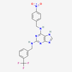 molecular formula C20H16F3N7O2 B1662618 IP3K Inhibitor CAS No. 519178-28-0
