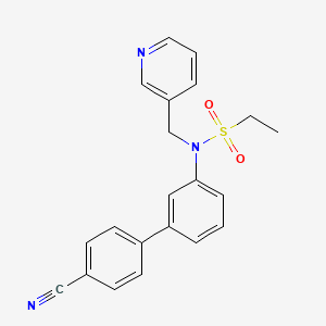 molecular formula C21H19N3O2S.HCl B1662619 CBiPES hydrochloride CAS No. 856702-40-4