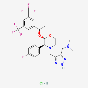 molecular formula C26H29ClF7N5O2 B1662624 L-760735 CAS No. 188923-01-5