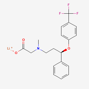 molecular formula C19H19F3LiNO3 B1662628 Org 24598 lithium salt CAS No. 722456-08-8