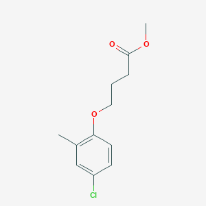 molecular formula C12H15ClO3 B166263 Methyl 4-(4-chloro-2-methylphenoxy)butanoate CAS No. 57153-18-1