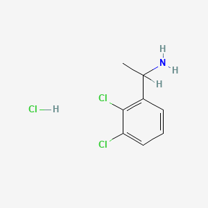 molecular formula C8H10Cl3N B1662631 1-(2,3-dichlorophenyl)ethanamine;hydrochloride CAS No. 39959-66-5