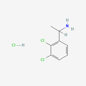 molecular formula C8H10Cl3N B1662631 1-(2,3-Dichlorophenyl)ethanamine hydrochloride CAS No. 39959-66-5