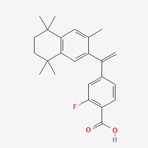 molecular formula C24H27FO2 B1662632 Fluorobexarotene CAS No. 1190848-23-7
