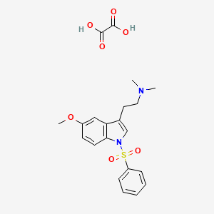 molecular formula C21H24N2O7S B1662635 MS 245 oxalate CAS No. 275363-58-1