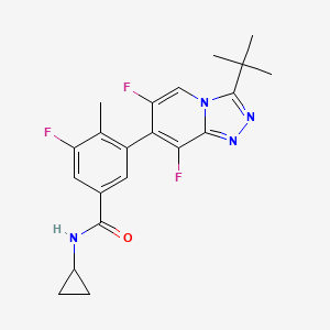 molecular formula C21H21F3N4O B1662642 AL 8697 
