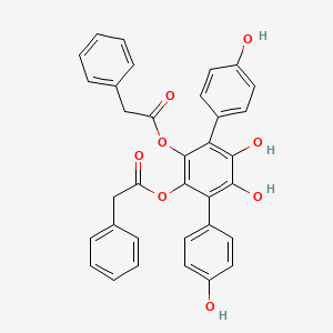 molecular formula C34H26O8 B1662646 Vialinin A CAS No. 858134-23-3