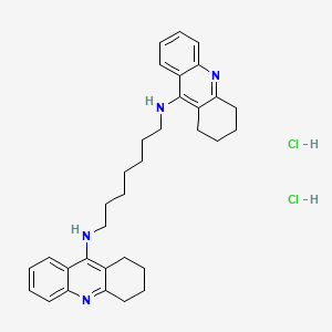 molecular formula C33H42Cl2N4 B1662651 Bis(7)-tacrine dihydrochloride CAS No. 224445-12-9