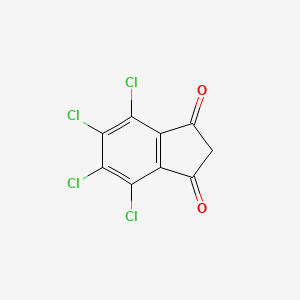 molecular formula C9H2Cl4O2 B1662654 4,5,6,7-Tetrachloro-1H-indene-1,3(2H)-dione CAS No. 30675-13-9