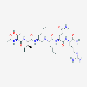 molecular formula C35H67N11O8 B166266 Mvt-101 CAS No. 128657-47-6