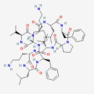 molecular formula C60H92N12O10 B1662664 Gramicidin S CAS No. 113-73-5
