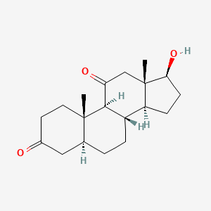 molecular formula C19H28O3 B1662675 11-Ketodihydrotestosterone CAS No. 32694-37-4