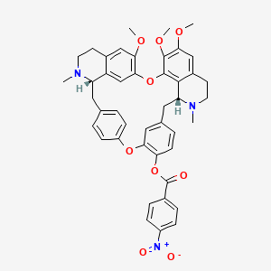 molecular formula C44H43N3O9 B1662680 E6 berbamine CAS No. 114784-59-7