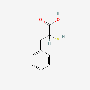 molecular formula C9H10O2S B1662681 3-Phenyl-2-sulfanylpropanoic acid CAS No. 90536-15-5