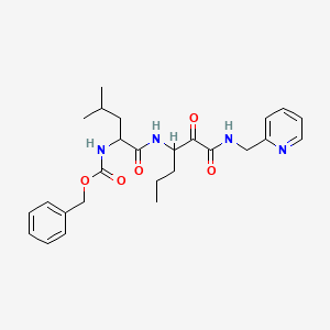 molecular formula C26H34N4O5 B1662682 Calpain Inhibitor XII CAS No. 181769-57-3