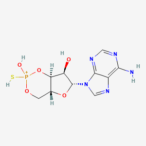 molecular formula C10H13N5O5PS+ B1662683 Rp-cAMPS triethylammonium salt CAS No. 73208-40-9