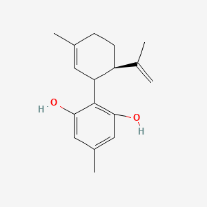molecular formula C17H22O2 B1662686 Cannabidiorcol CAS No. 35482-50-9