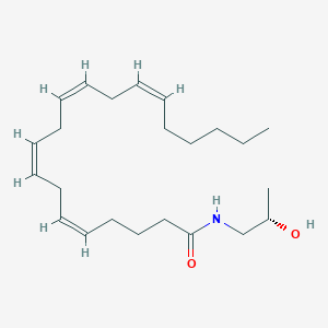 molecular formula C23H39NO2 B1662689 N-(2-methyl-2S-hydroxy-ethyl)arachidonoylamide 