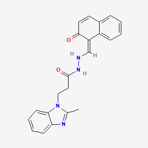molecular formula C22H20N4O2 B1662691 Divin 