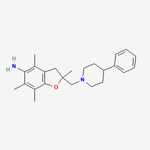 molecular formula C₂₄H₃₂N₂O B1662701 Lipid peroxidation inhibitor 1 CAS No. 142873-41-4