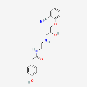 molecular formula C20H23N3O4 B1662726 Epanolol CAS No. 86880-51-5