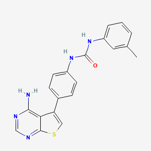 molecular formula C20H17N5OS B1662729 GDP366 