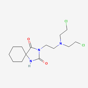 molecular formula C₁₄H₂₃Cl₂N₃O₂ B1662734 Spiromustine CAS No. 56605-16-4
