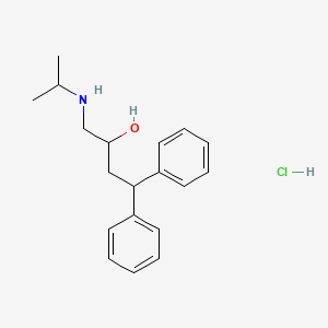molecular formula C₁₉H₂₆ClNO B1662737 Drobuline hydrochloride CAS No. 68162-52-7