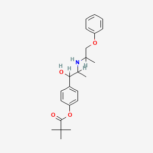 molecular formula C23H31NO4 B1662741 Isoxsuprine-monoester-1 CAS No. 67160-74-1