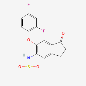 molecular formula C16H13F2NO4S B1662742 Flosulide CAS No. 80937-31-1
