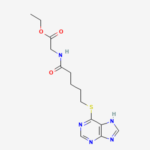 molecular formula C14H19N5O3S B1662745 Agrocybenine CAS No. 22181-94-8