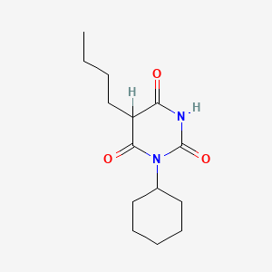 molecular formula C14H22N2O3 B1662748 Bucolome CAS No. 841-73-6