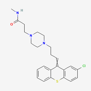 molecular formula C₂₄H₂₈ClN₃OS B1662756 Clotixamide CAS No. 4177-58-6