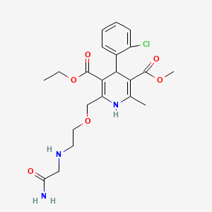 molecular formula C22H28ClN3O6 B1662765 UK51656 