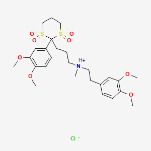 molecular formula C26H38ClNO8S2 B1662770 Dimeditiapramine CAS No. 57010-32-9