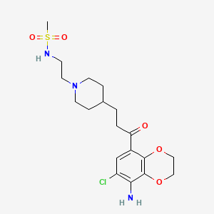 molecular formula C19H28ClN3O5S B1662772 Sulamserod CAS No. 219757-90-1