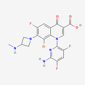 molecular formula C19H15BrF3N5O3 B1662775 WQ 2743 