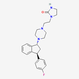 molecular formula C24H29FN4O B1662778 Irindalone CAS No. 96478-43-2