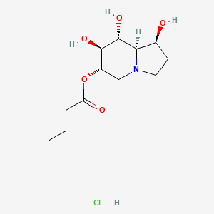 molecular formula C₁₂H₂₂ClNO₅ B1662779 Celgosivir hydrochloride CAS No. 141117-12-6