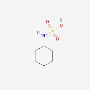 molecular formula C6H13NO3S B1662797 Cyclamic acid CAS No. 100-88-9